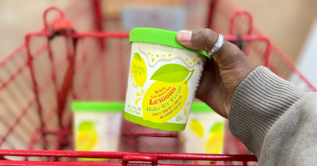 trader joe's lemon ice cream