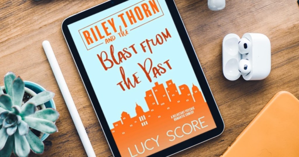 cover of Lucy Score book on a Kindle