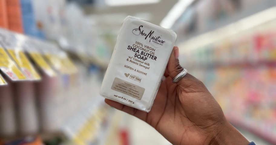 white sheamoisture bar