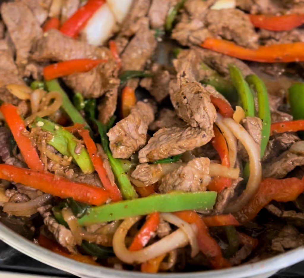 skillet fajitas made with true citrus seasoning