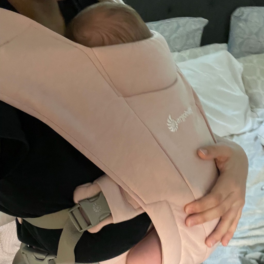 Baby in baby carrier