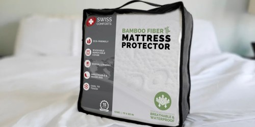 Waterproof Bamboo Mattress Protectors from $17 Shipped on Amazon | Naturally Cooling & Noiseless