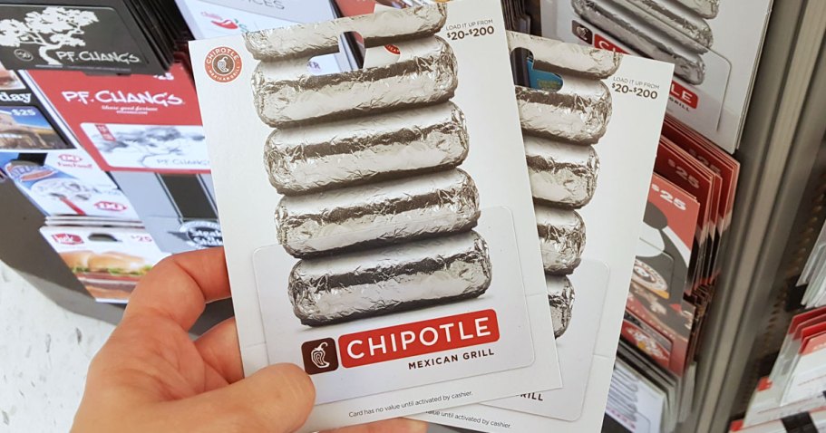 Get a FREE Chipotle Entrée with Gift Card Purchase – Nov. 13-15 Only!