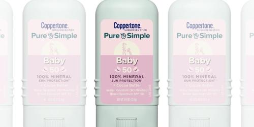 Coppertone Baby SPF 50 Sunscreen Stick Just $5.57 Shipped on Amazon (Regularly $9)