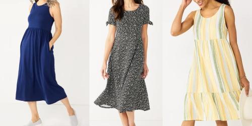 Croft & Barrow Dresses from $16.99 on Kohl’s.online (Regularly $48) | Includes Plus Size Dresses