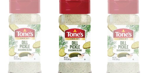 Tone’s Dill Pickle Seasoning Just $3.98 at SamsClub.online