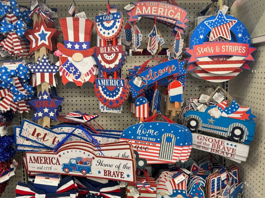 Dollar Tree Patriotic Home Decor