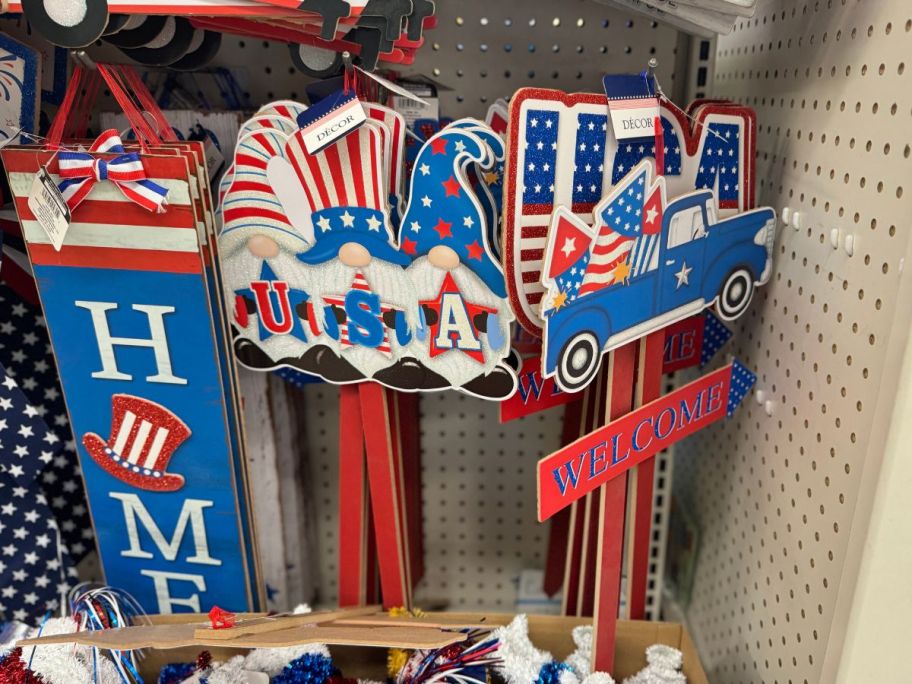 Dollar Tree Patriotic Home Decor