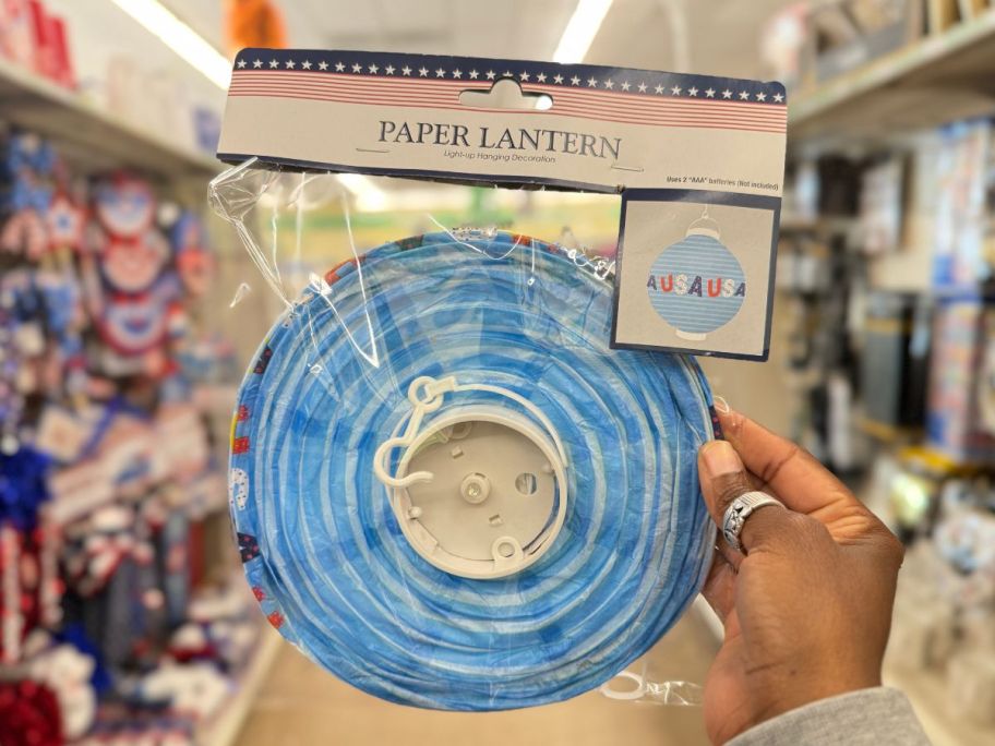 Dollar Tree Patriotic Party Lantern 