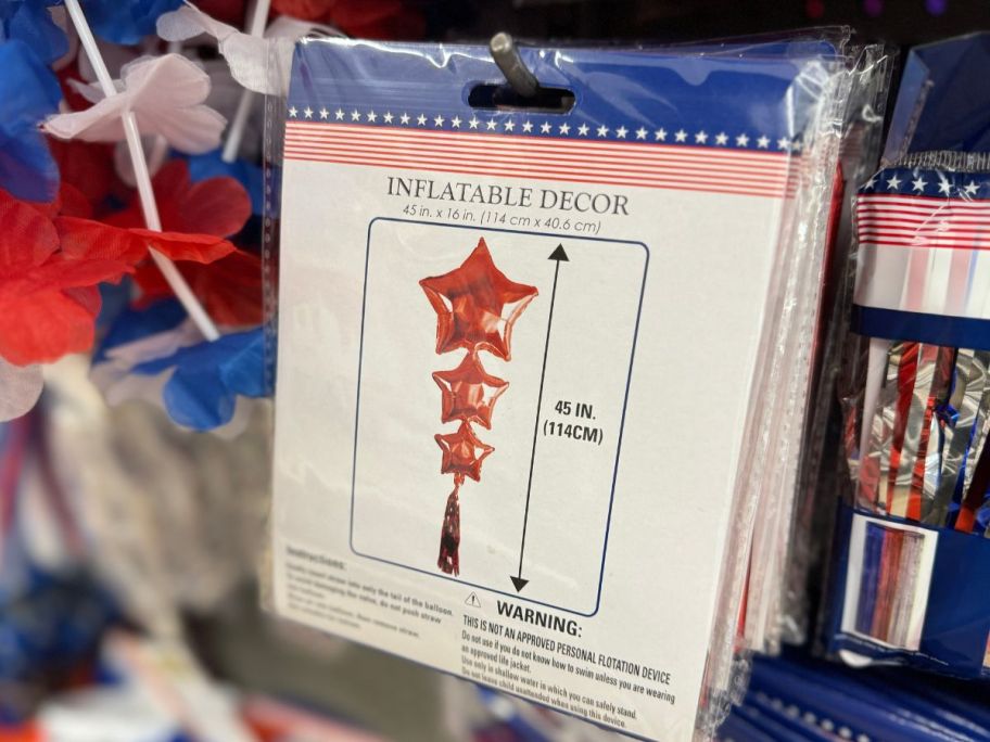 Dollar Tree Patriotic Inflatable Decor 