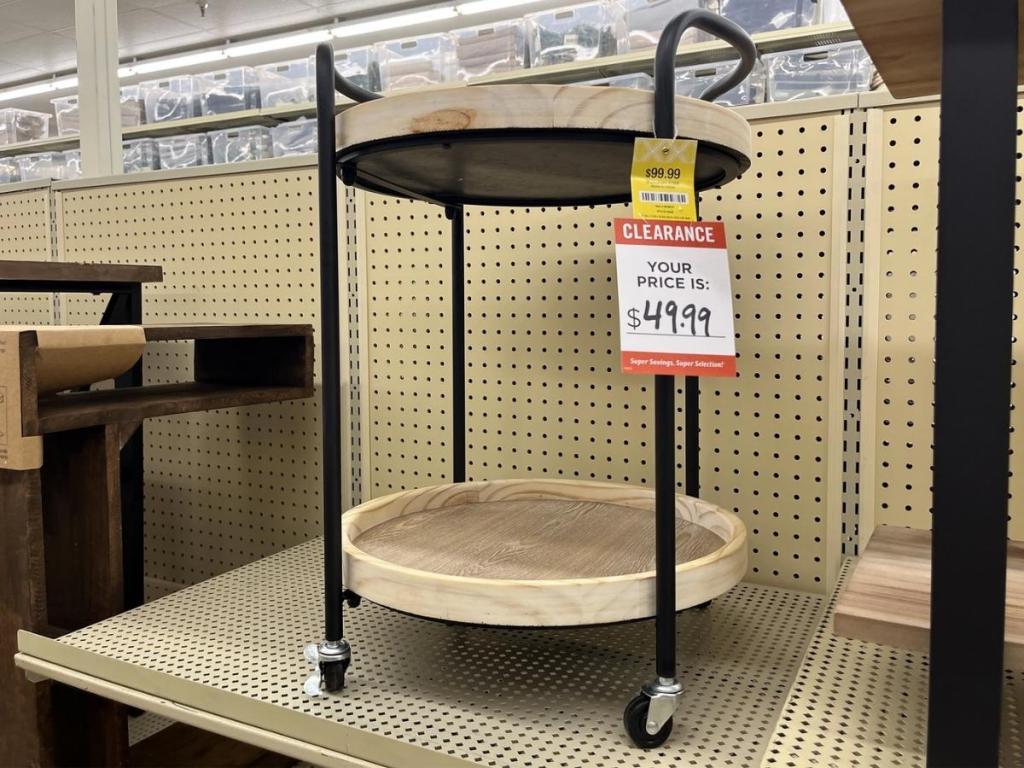 Hobby Lobby Round Cart with Wheels