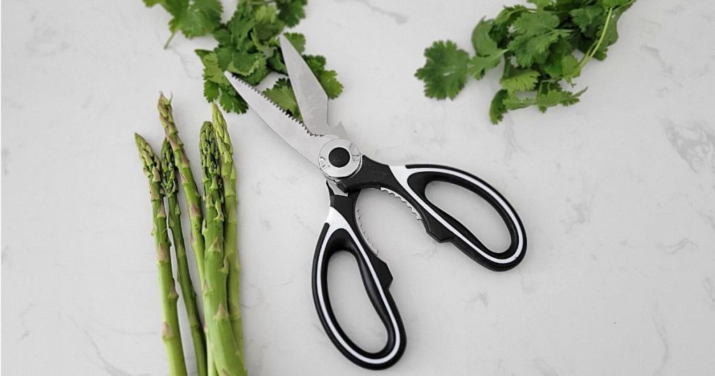 scissors on counter