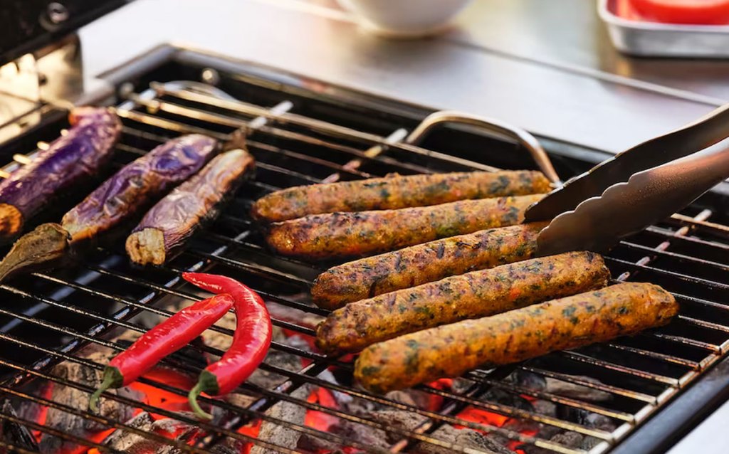 grilling vegetable hot dogs