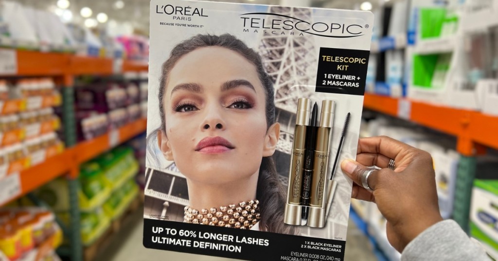 L'Oreal Telescopic Mascara & Eyeliner 3-Piece Set