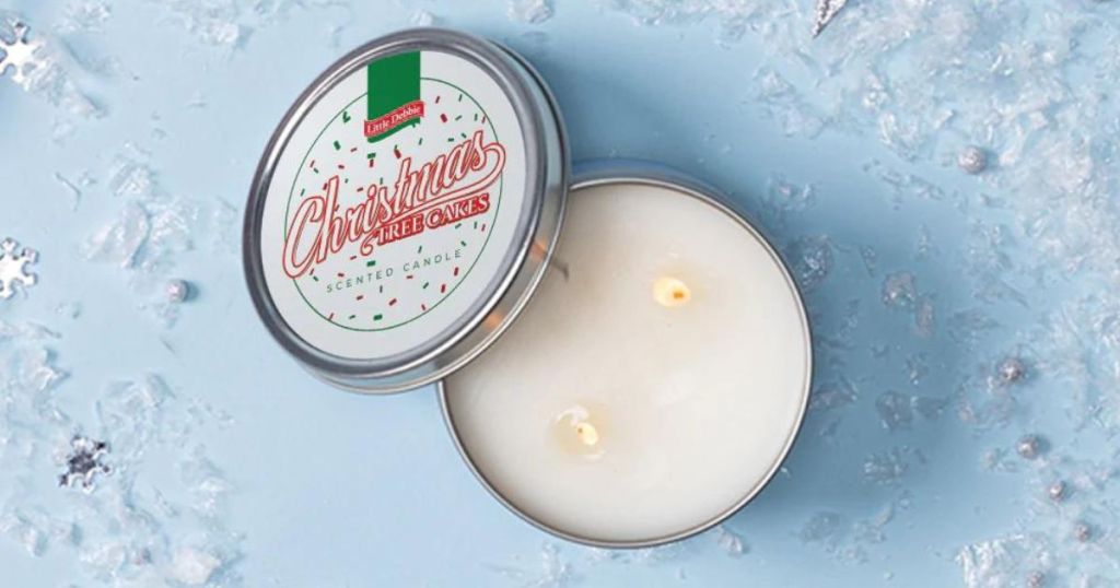 Little Debbie Christmas Tree Cake Candle