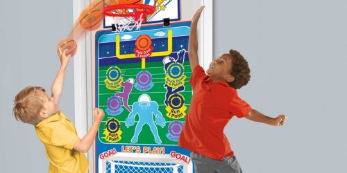 Little Tikes 3-in-1 Doorway Sports Center Only $9.88 on Walmart.online (Regularly $30) | Play Basketball, Football, & Soccer