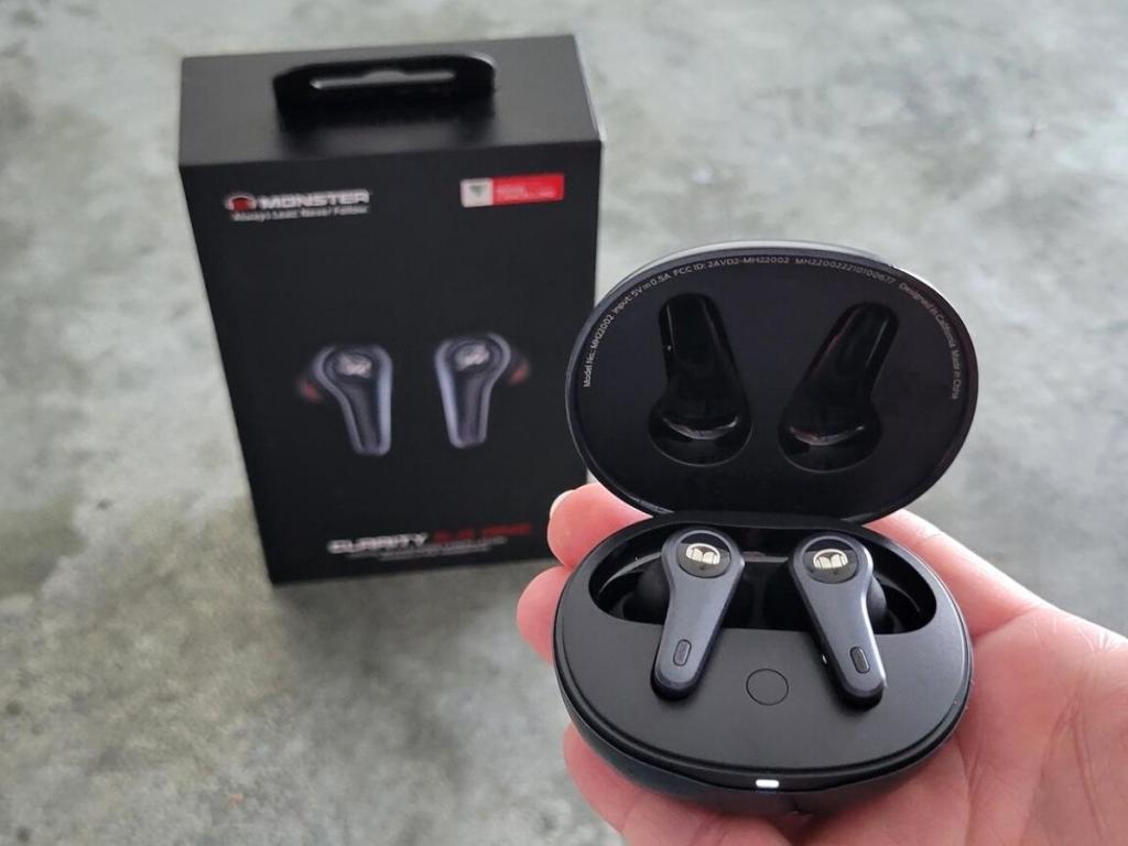 Monster Clarity 8.0 Hybrid Active Noise Cancelling Wireless Earbuds