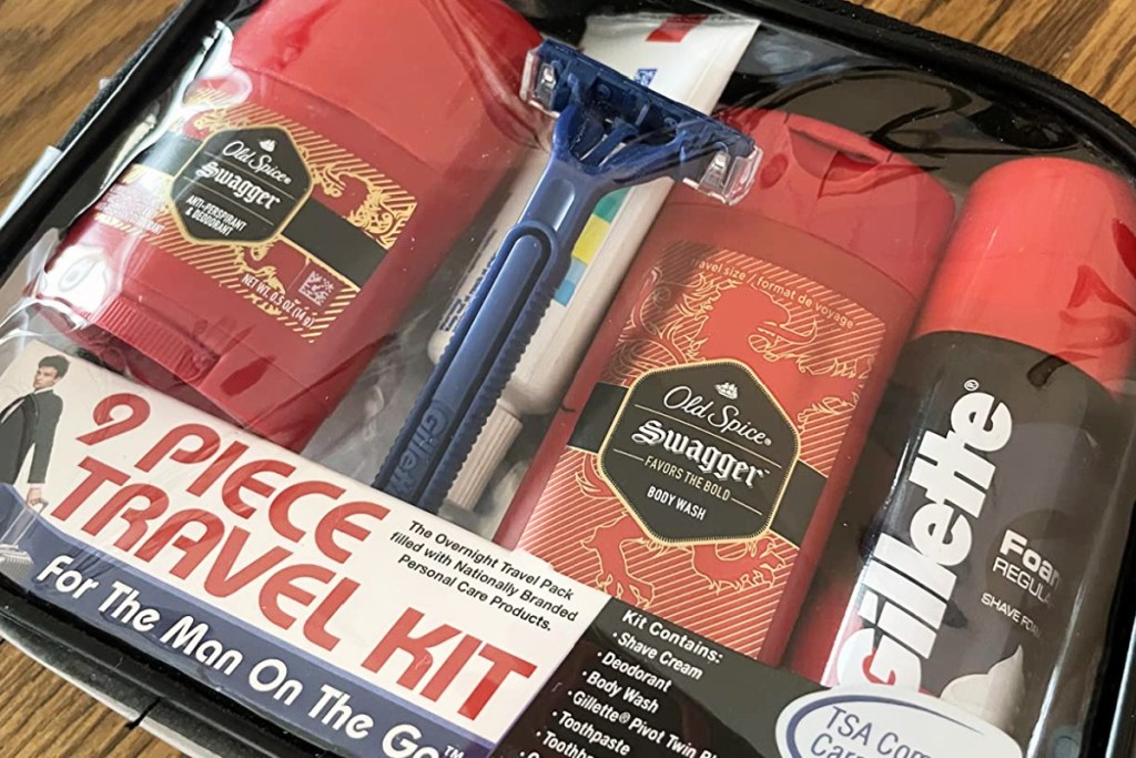 Old Spice men's travel kit