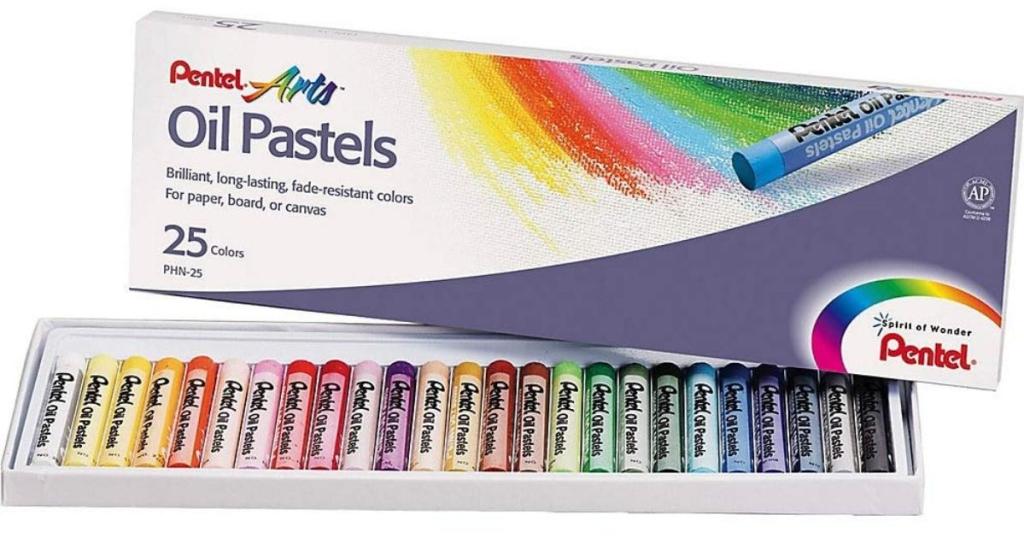 Pentel Arts Oil 25-Count Pastel Set