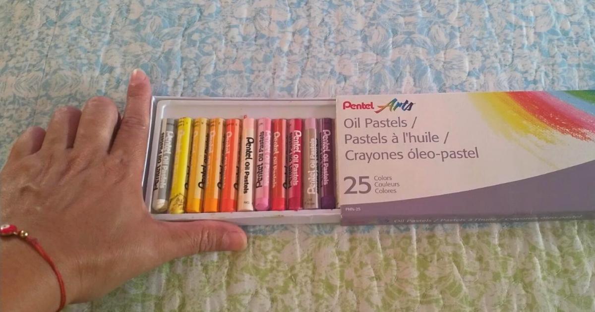 Pentel Arts Oil 25-Count Pastel Set