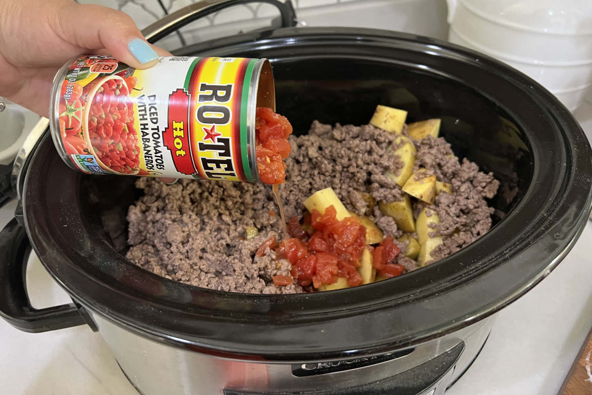 Crockpot Cowboy Casserole Made w/ Pantry Staples (Easy onlinefort Food Recipe!)