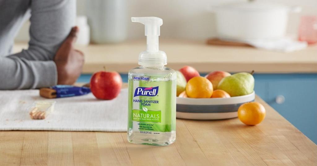 Purell Advanced Hand Sanitizer Naturals Foam