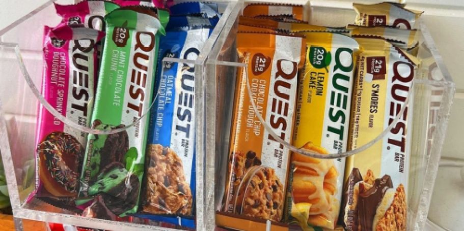 Quest Protein Bars 12-Count Variety Pack Only $18.47 Shipped on Amazon (Regularly $30)