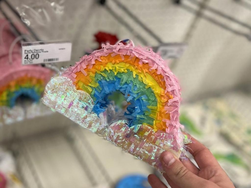 Spritz 7.5" Mini Rainbow Piñata