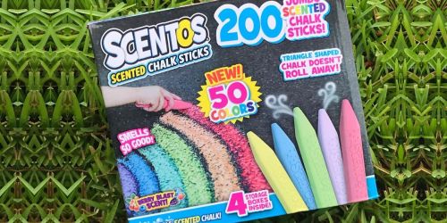 Scentos Jumbo Fruit-Scented Chalk Sticks 200-Count Box Only $9.98 on SamsClub.online