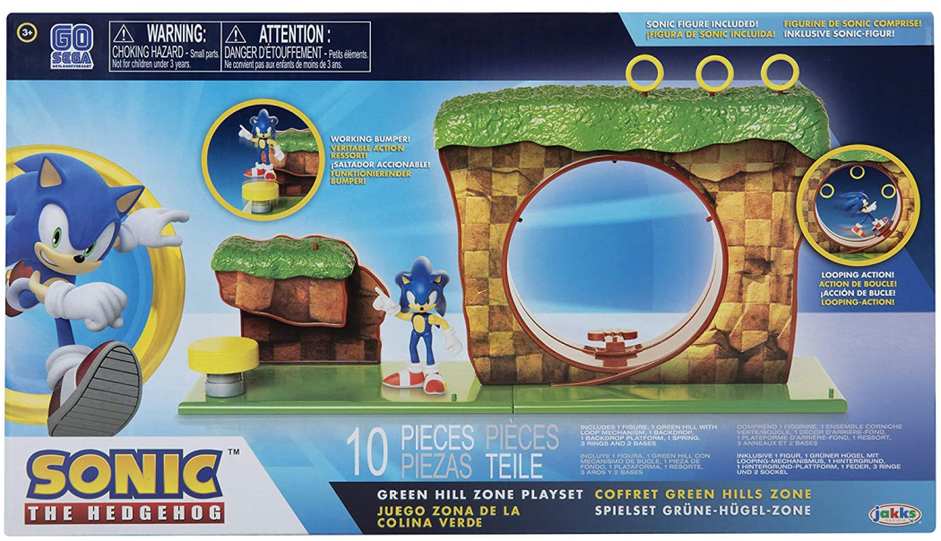 Sonic The Hedgehog Green Hill Zone Playset