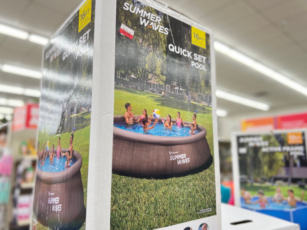 above ground pool in store