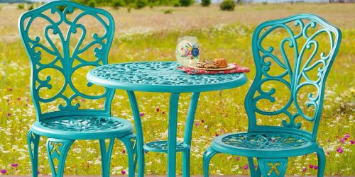 The Pioneer Woman 3-Piece Bistro Set Only $198 Shipped on Walmart.online (Regularly $249)