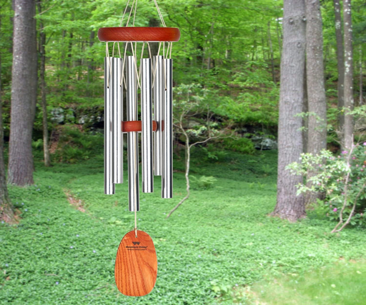 wood chime outdoors