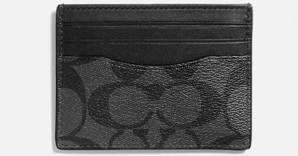 coach zip id case