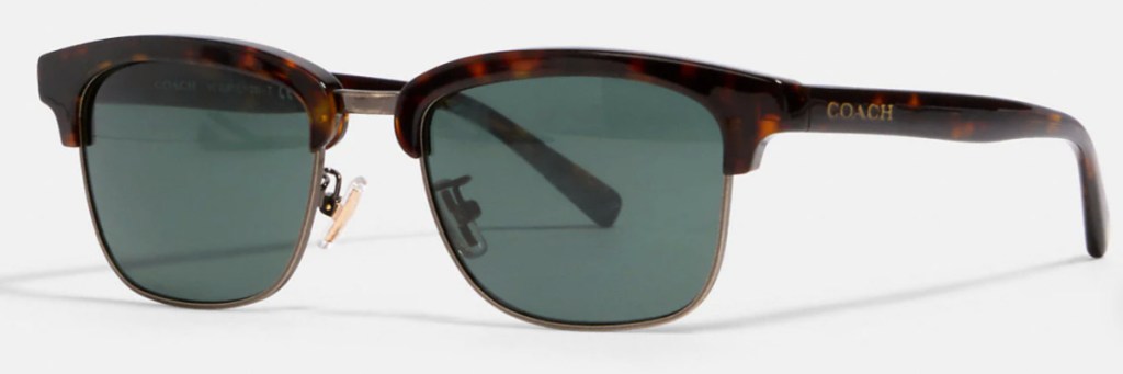 tortoise coach sunglasses