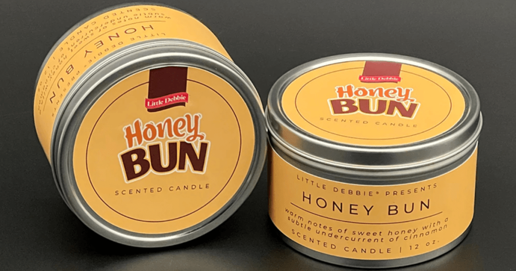 honey bun flavored candle