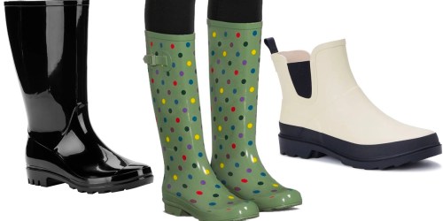 Women’s Rain Boots from $14.88 on Walmart.online | Cute Styles Available!