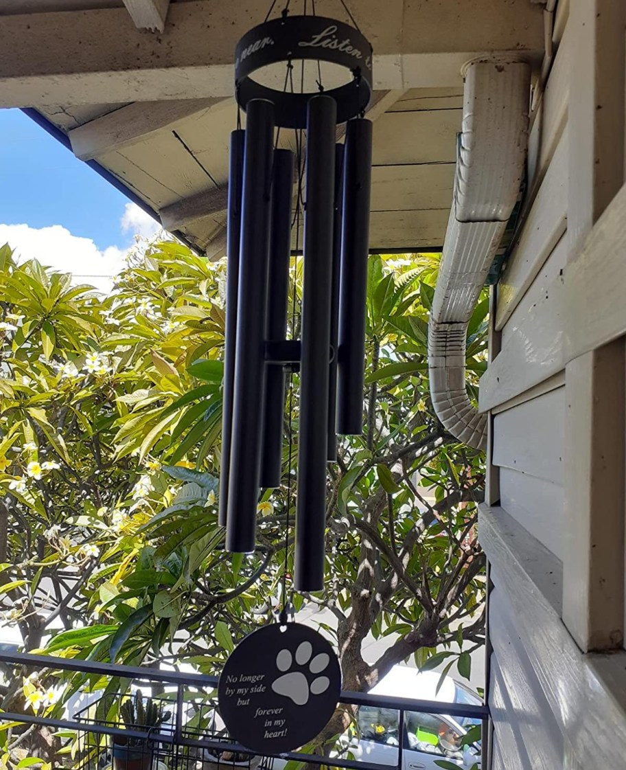 pet sympathy wind chimes