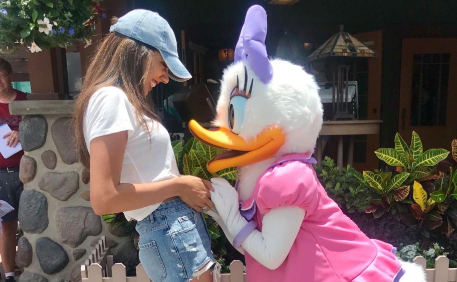 woman with cap in disney