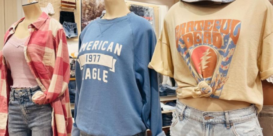 Up to 65% Off American Eagle Clothing | Styles from $5