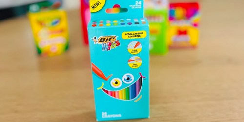 BIC Kids Crayons, Colored Pencils & Markers from 74¢ on OfficeDepot.online
