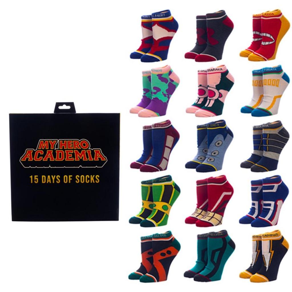 Bioworld My Hero Academia 15 Days of Socks