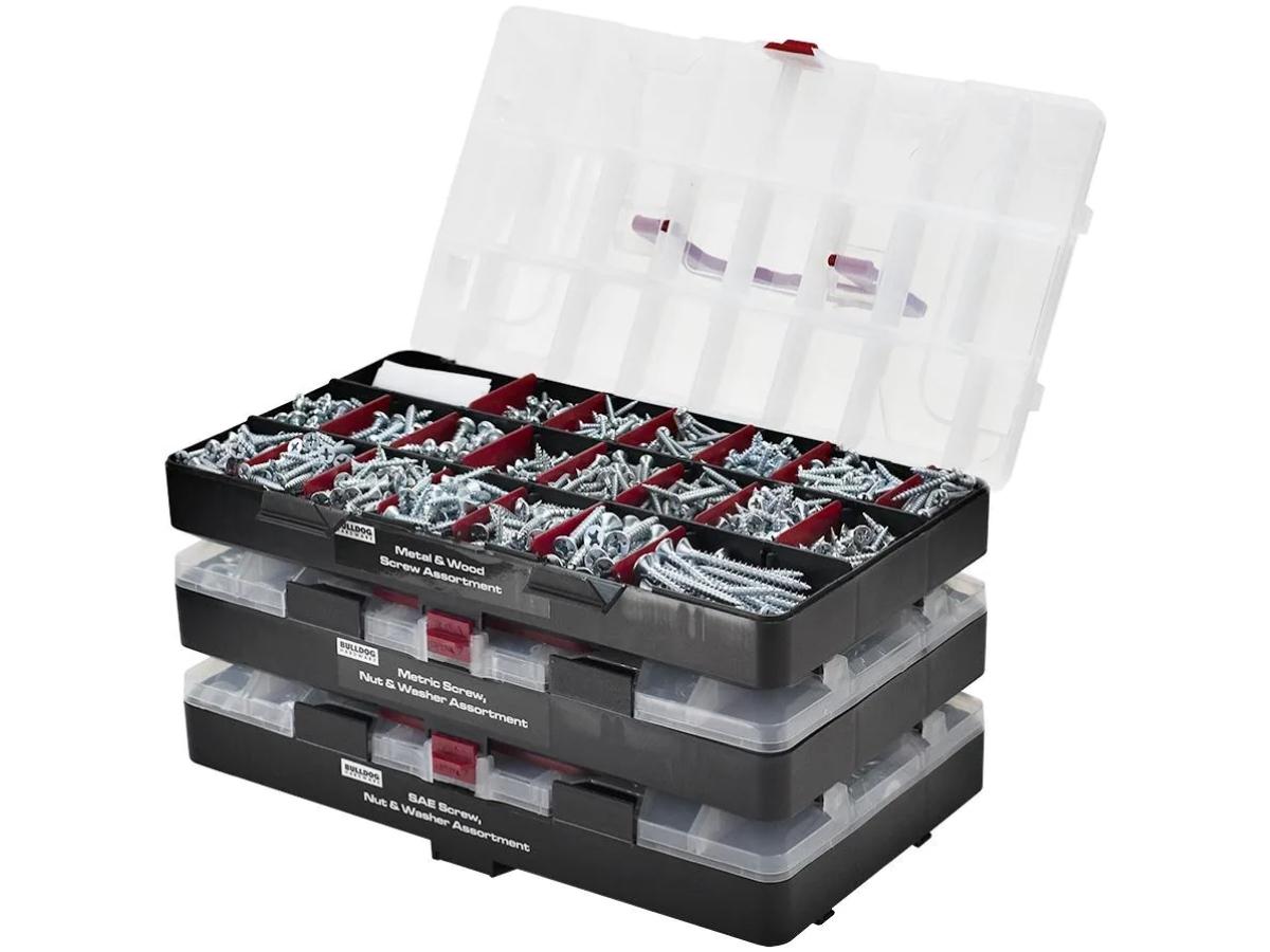 Bulldog 1,300-Piece onlineplete Fastener Set