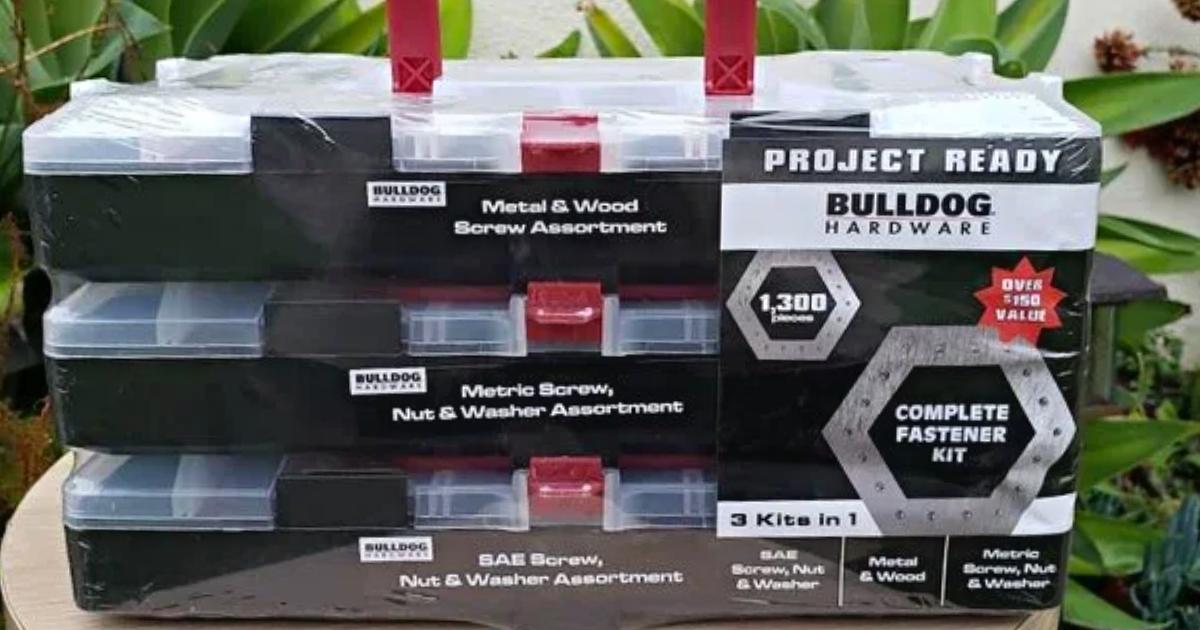 Bulldog 1,300-Piece onlineplete Fastener Set