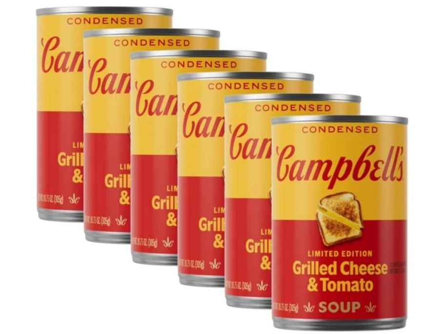 Campbell's Condensed Grilled Cheese & Tomato Soup stock image