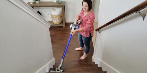 Cordless Stick Vacuum w/ Washable HEPA Filter $180.95 Shipped on Amazon | Converts to Handheld Vac