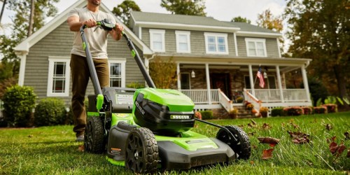 $100 Off Greenworks Cordless Lawn Mower on Costco.online + Free Shipping