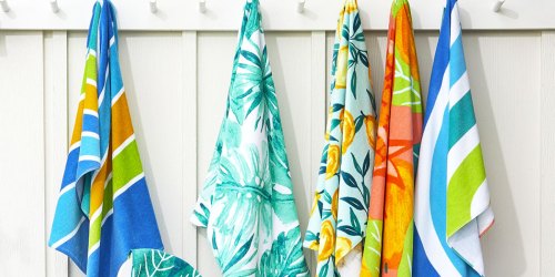 Oversized Cotton Beach Towels Only $6 on JCPenney.online (Regularly $22) | Lots of Fun Designs