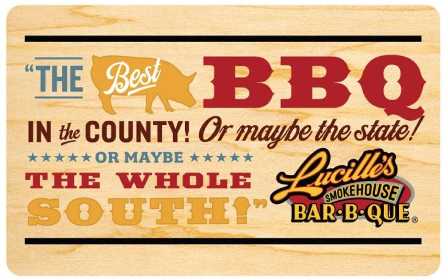 Lucille's Smokehouse Bar-B-Que $50 E-Gift Card 2-Pack