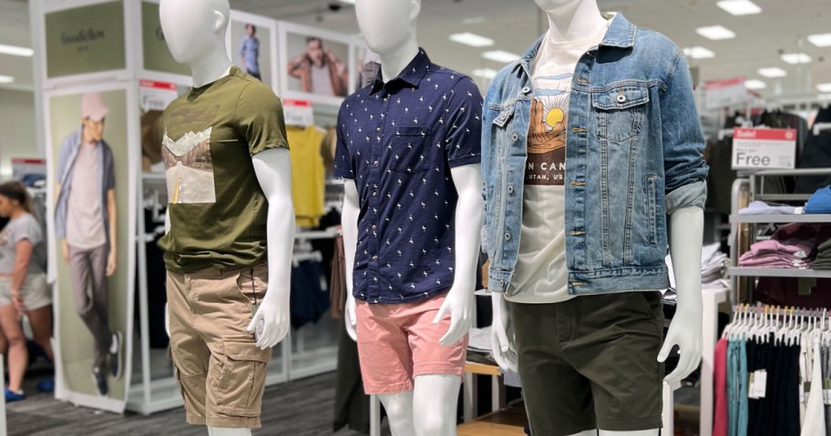 Mens clothing at Target